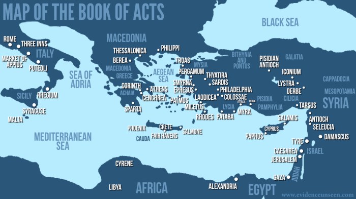 Maps acts map bible book testament church paul