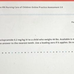 Ati nursing care of children proctored exam