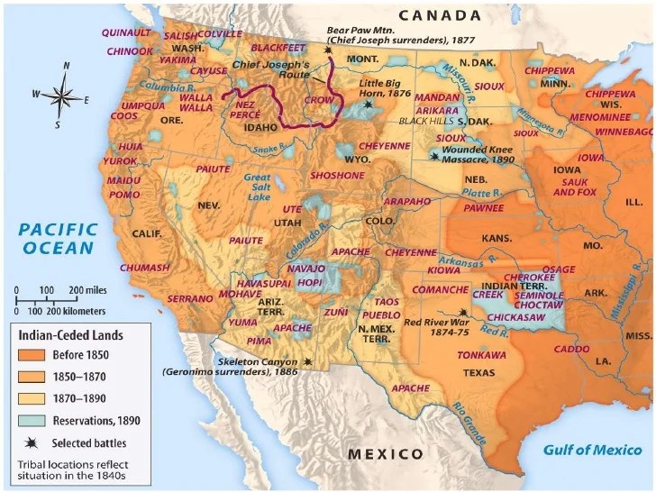 Map of 1890 enclosure apush answer key