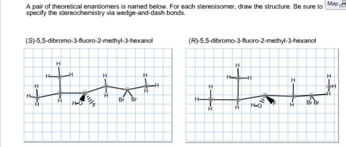 R 5 5 dibromo 3 fluoro 2 methyl 3 hexanol